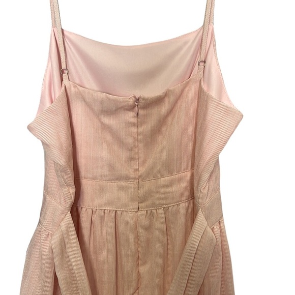 Doe & Rae Women’s Spaghetti Strap Short Pink Dress - Size: L - Picture 6 of 11